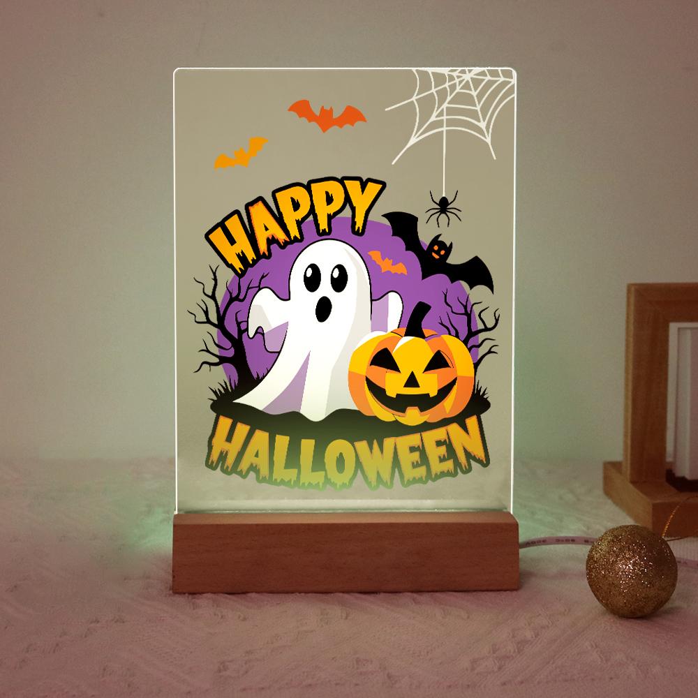 Malen nach Zahlen Halloween Lampe – Frohes Halloween