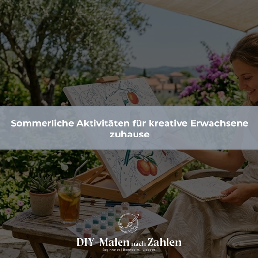 Sommerliche Aktivitäten für kreative Erwachsene zuhause