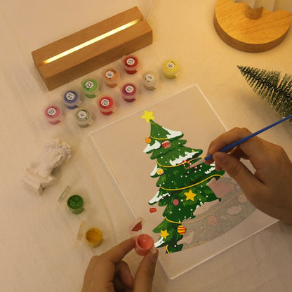 Malen nach Zahlen Weihnachtslampe | Weihnachtsbaum