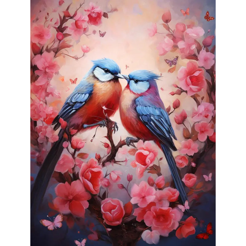 Malen nach Zahlen - Malen nach Zahlen - Vögel der Liebe