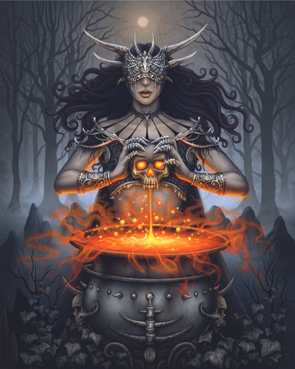 Malen nach Zahlen - Malen nach Zahlen - The Ritual - by Sarah Richter