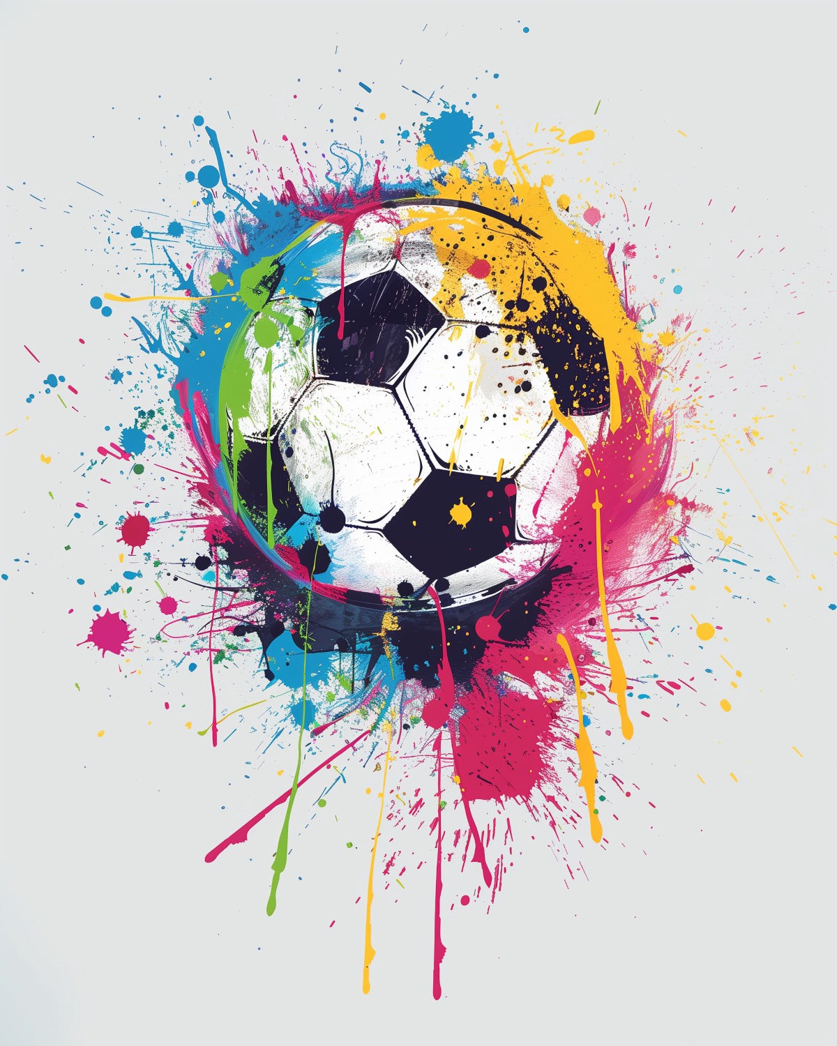 Malen nach Zahlen - Malen nach Zahlen - Fußball | Color Splash