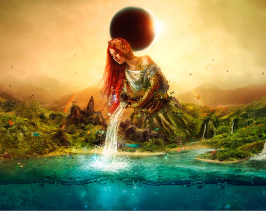 Malen nach Zahlen - Malen nach Zahlen - Fountain of Eternity - by Mario Nevado