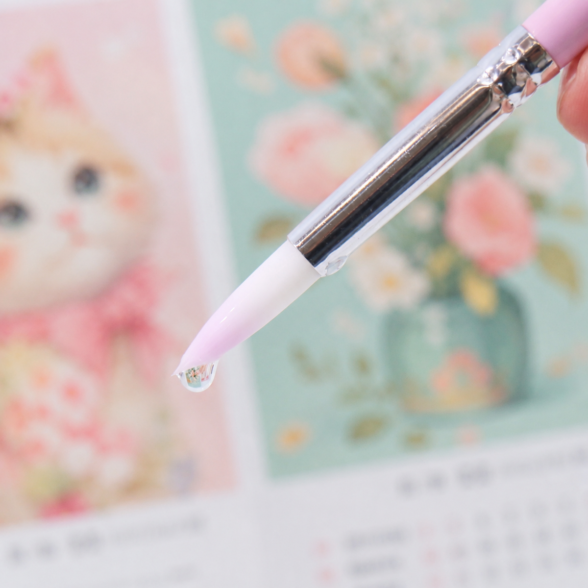 Premium Rosa Pinsel-Set | 6-teilig