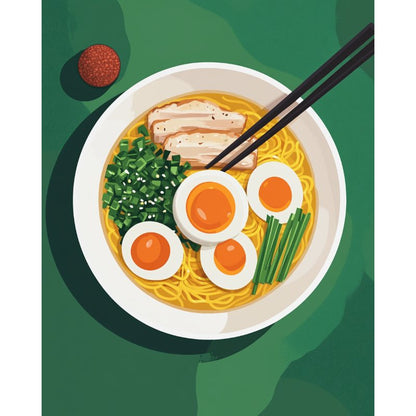 Malen nach Zahlen - Malen nach Zahlen - Ramen Nudeln