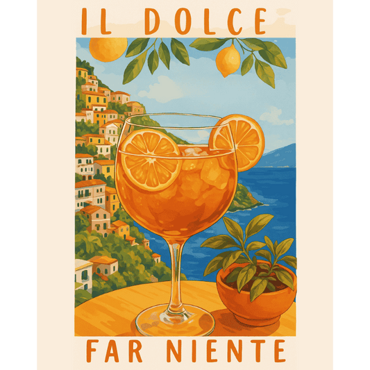 Malen nach Zahlen - Malen nach Zahlen - Aperol in Italien