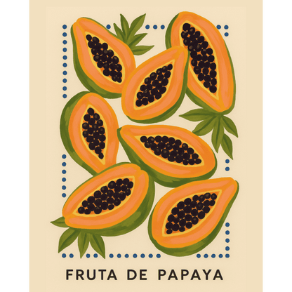 Malen nach Zahlen - Malen nach Zahlen - Italienische Papaya