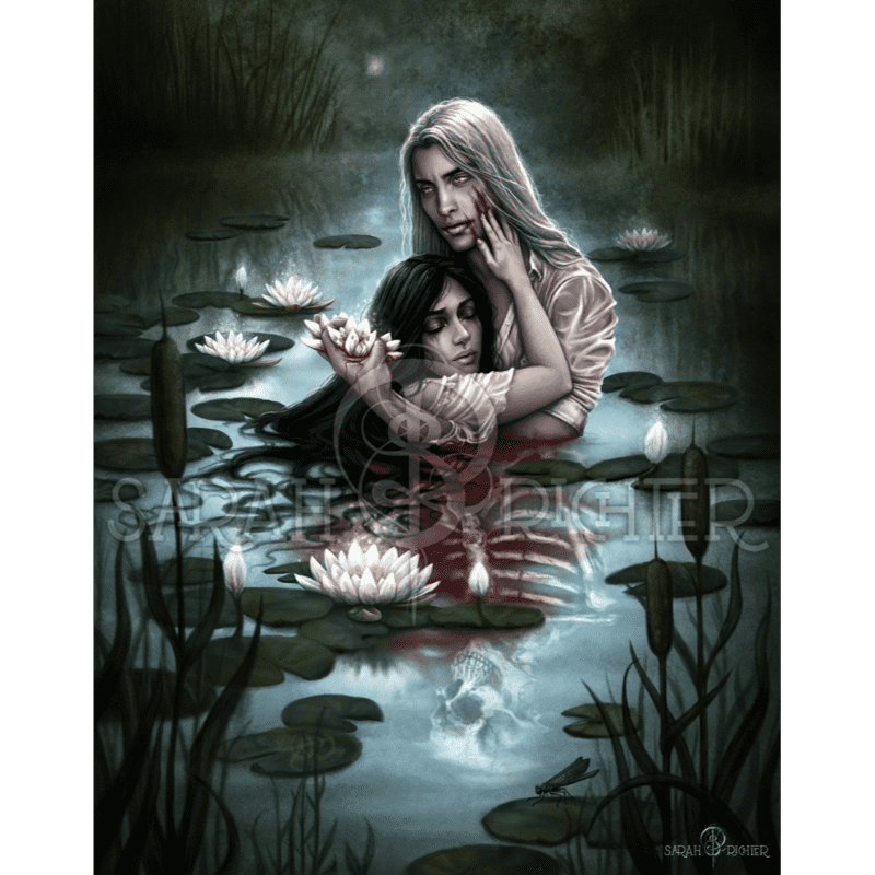 Malen nach Zahlen - Lady of the Lake - by Sarah Richter-Malen nach zahlen
