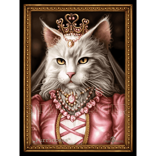 Malen nach Zahlen - Purrincess - by Sarah Richter-Malen nach zahlen