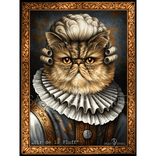 Malen nach Zahlen - Sir De la Fluff - by Sarah Richter-Malen nach zahlen