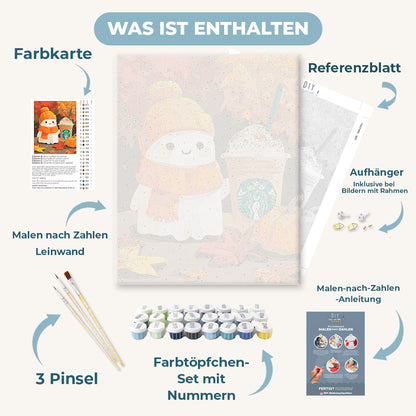 Malen nach Zahlen - Pumpkin Spice-Geist
