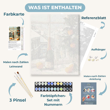 Malen nach Zahlen - Neujahrsmorgen