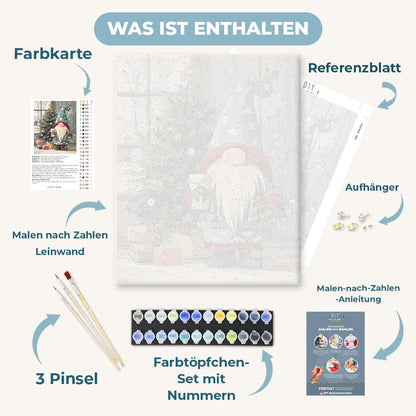 Malen nach Zahlen - Weihnachtswichtel