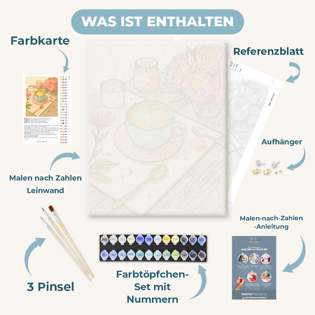 Malen nach Zahlen - Romantische Stimmung