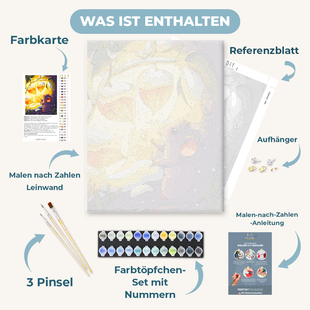 Malen nach Zahlen - Winterzauber - by Vink