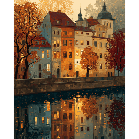 Malen nach Zahlen - Prag-Malen nach zahlen