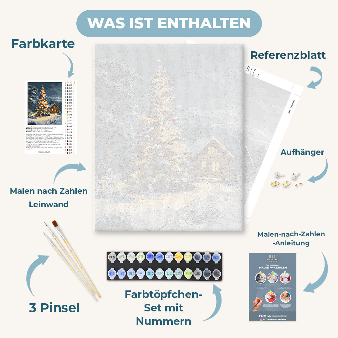 Malen nach Zahlen - Stille Nacht