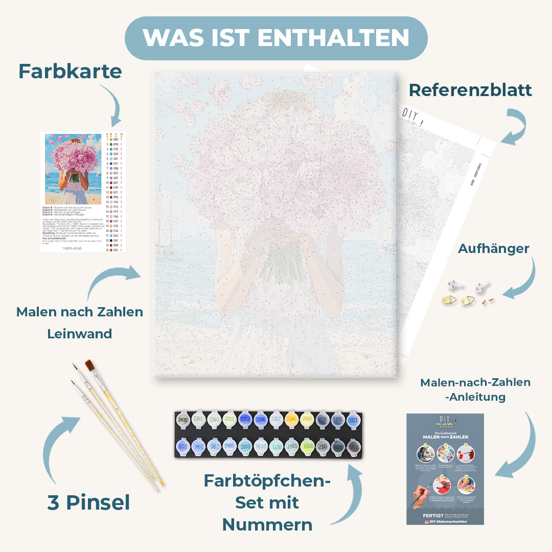 Malen nach Zahlen - Blumige Brise