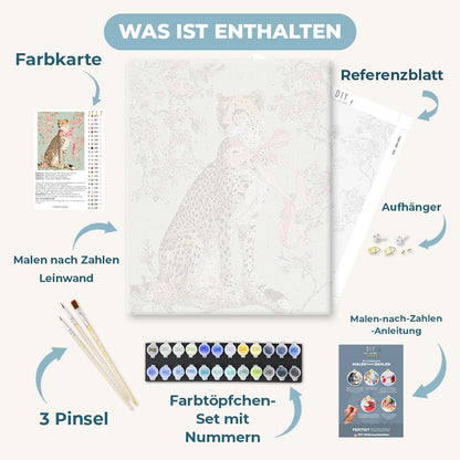 Malen nach Zahlen - Das rosa Band