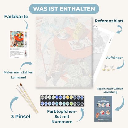 Malen nach Zahlen - Geschäftstreffen