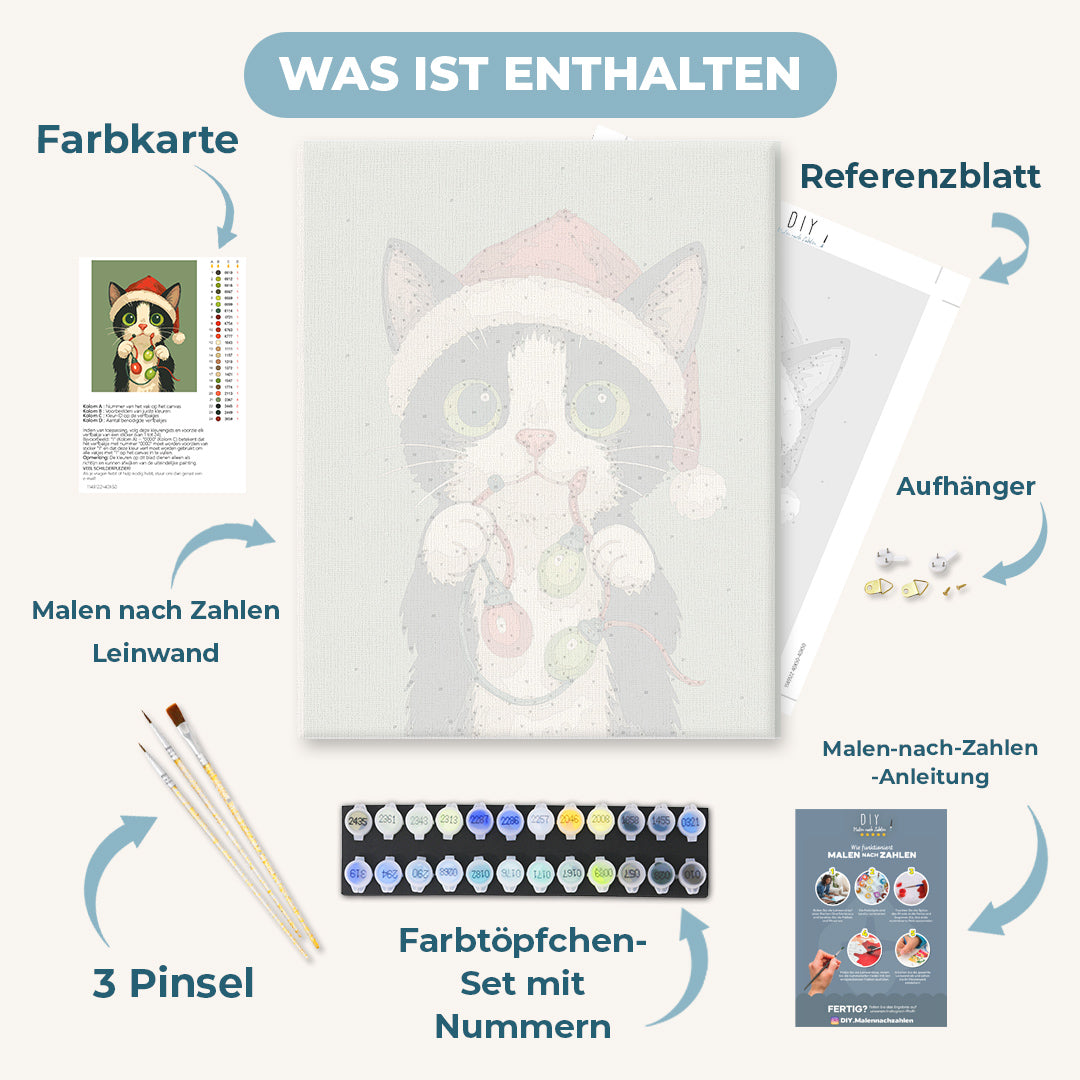 Malen nach Zahlen - Verwickelte Weihnachten