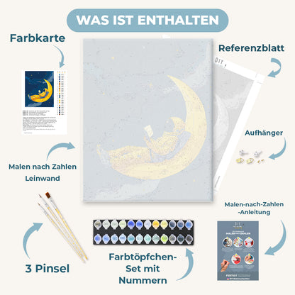 Malen nach Zahlen - Mondruhe