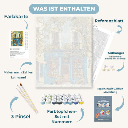Malen nach Zahlen - Die blaue Buchhandlung