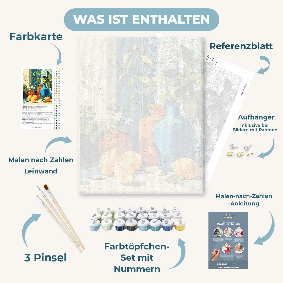 Malen nach Zahlen - Frisches Licht