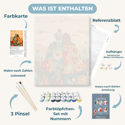 Malen nach Zahlen - Zwei Generationen