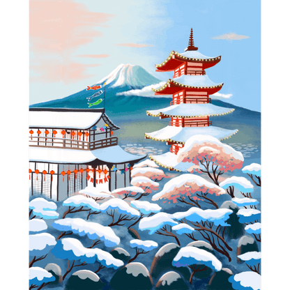 Malen nach Zahlen - Japan - by saphina art