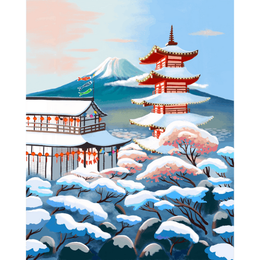 Malen nach Zahlen - Japan - by saphina art