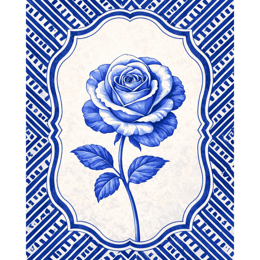 Malen nach Zahlen - Keramik Rose - Malen nach Zahlen
