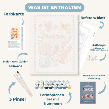 Malen nach Zahlen - Amore