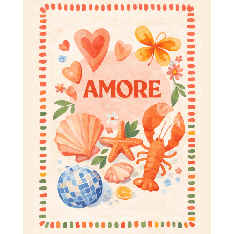 Malen nach Zahlen - Amore - Malen nach Zahlen