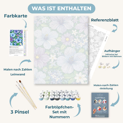 Malen nach Zahlen - Blühende Wiese