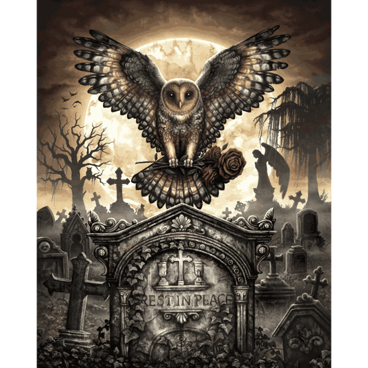 Malen nach Zahlen - Rest in Peace - by Sarah Richter