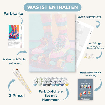 Malen nach Zahlen - 80er-Vibe