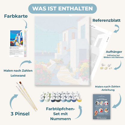 Malen nach Zahlen - Azurblauer Pfad