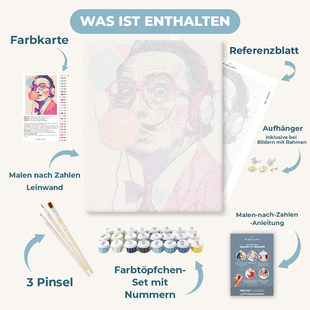 Malen nach Zahlen - Surrealer Geist