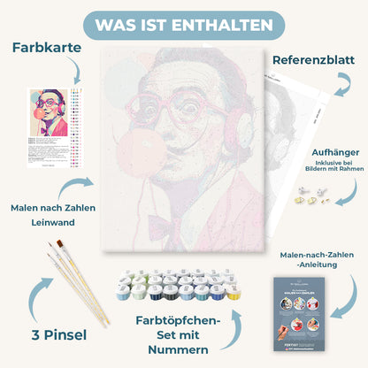 Malen nach Zahlen - Surrealer Geist