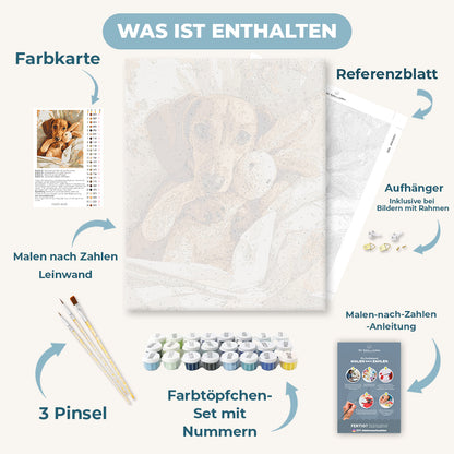 Malen nach Zahlen - Gute Nacht!
