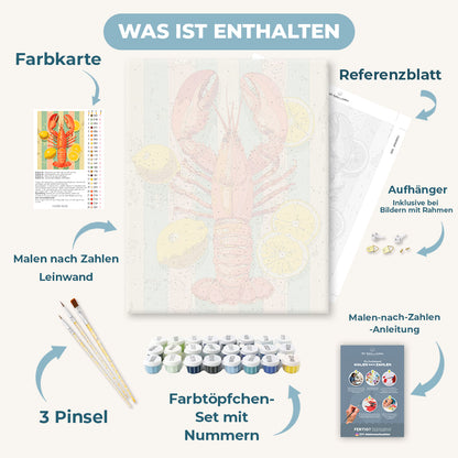 Malen nach Zahlen - Frischer Fang