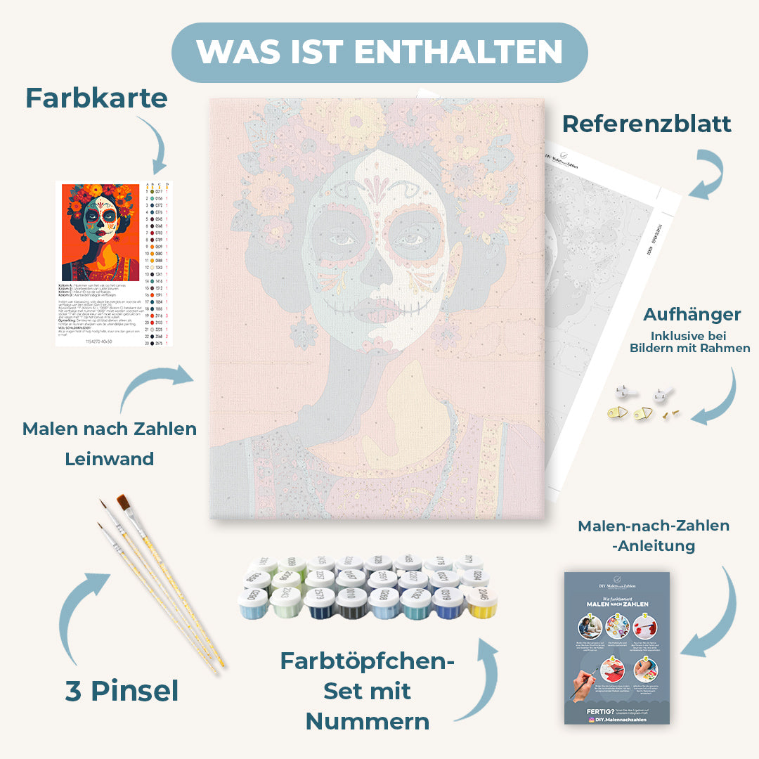 Malen nach Zahlen - Los Muertos