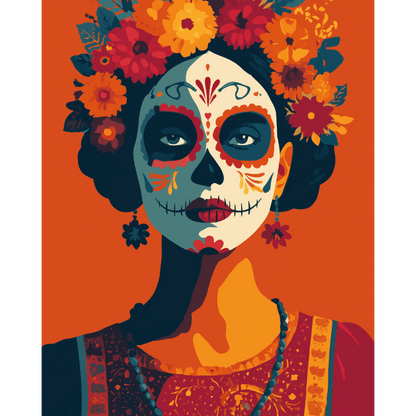 Malen nach Zahlen - Los Muertos - Malen nach Zahlen