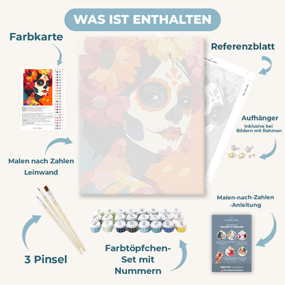 Malen nach Zahlen - Tag der Toten