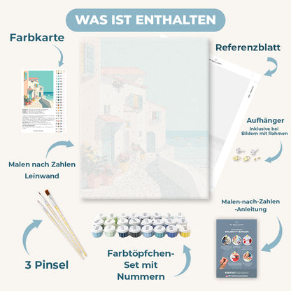 Malen nach Zahlen - Küstenflucht