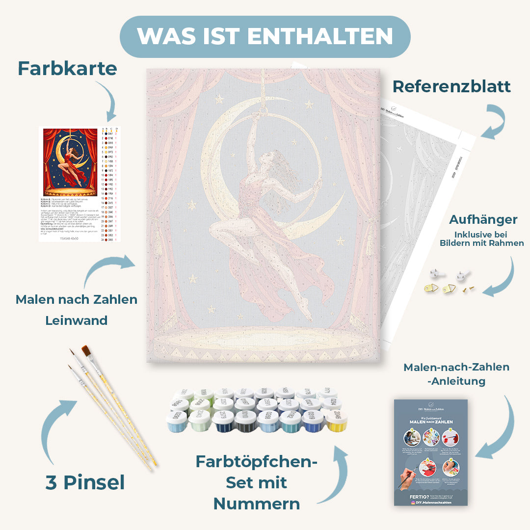 Malen nach Zahlen - Zirkus-Diva