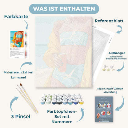 Malen nach Zahlen - Sommerurlaub