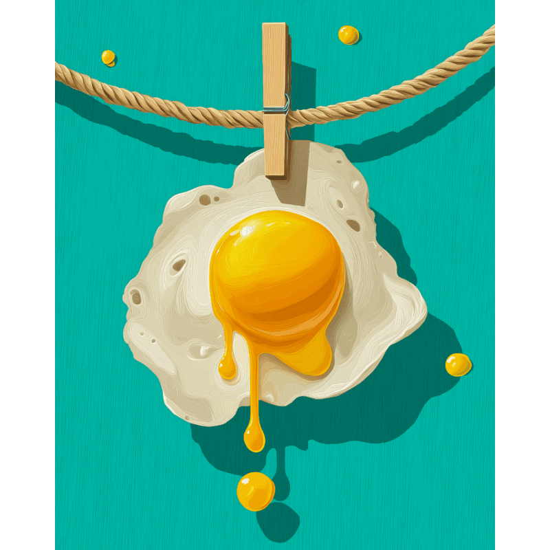 Malen nach Zahlen - Der Drip - Malen nach Zahlen