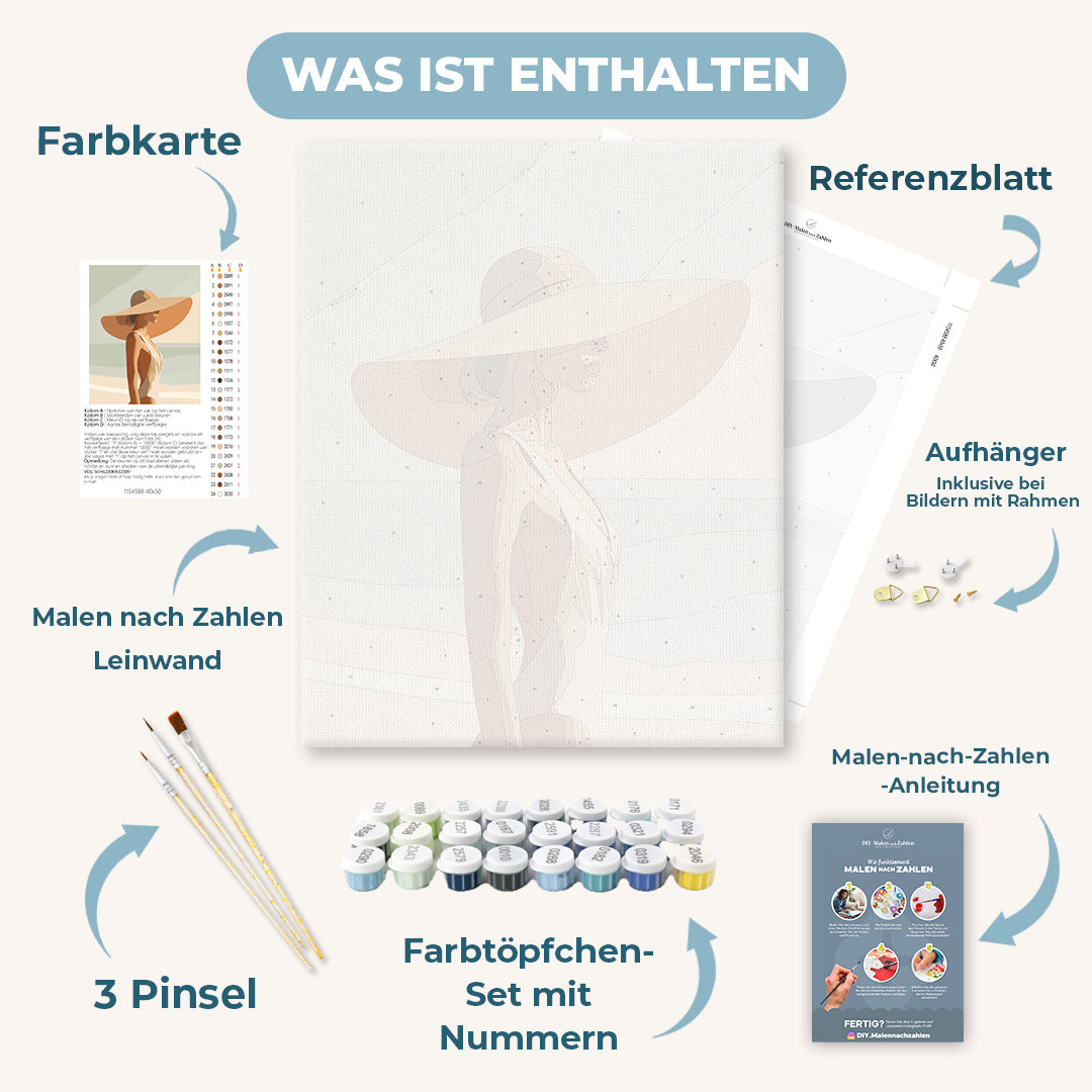 Malen nach Zahlen - Küsten-Eleganz